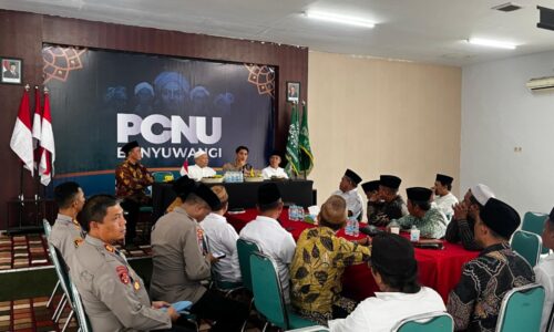 Perkuat jaga Kamtibmas, Kapolresta Banyuwangi Silaturahmi ke PCNU di Banyuwangi
