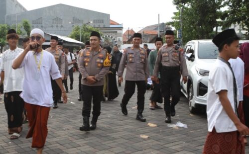 Polres Pelabuhan Tanjungperak Kerahkan 209 Personel Amankan Haul Ke-549 Sunan Ampel di Surabaya