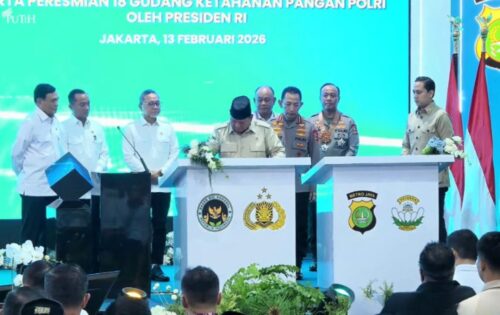 Presiden Prabowo Resmikan 1.179 SPPG dan 18 Gudang Ketahanan Pangan Polri