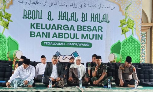 Dandim 0825/Banyuwangi Hadiri Halalbihalal Ponpes Mansya’ul Huda, Tegaskan Sinergi Ulama-TNI untuk Negeri di Banyuwangi