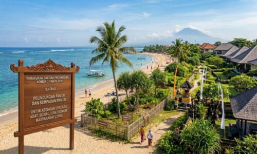 Gubernur Bali Resmi Berlakukan Perda Pelindungan Pantai dan Sempadan Pantai