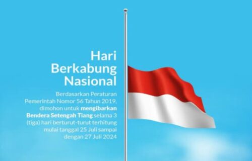 Pemerintah Instruksikan Pengibaran Bendera Setengah Tiang Selama 3 Hari untuk Menghormati Wapres ke-6 Try Sutrisno