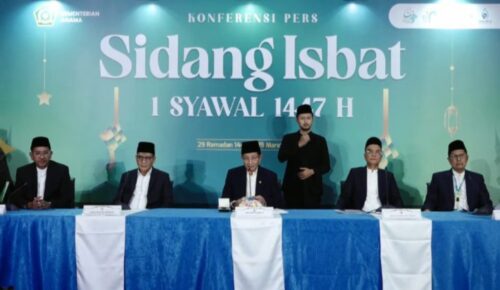 Hasil Sidang Isbat: Pemerintah Tetapkan 1 Syawal 1447 H Jatuh pada 21 Maret 2026