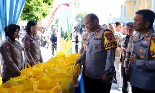 Stabilkan Harga Jelang Lebaran, Polda Jatim Gelar Gerakan Pangan Murah Serentak
