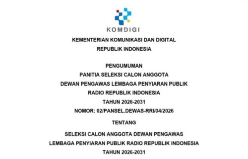 Kemkomdigi Resmi Buka Seleksi Calon Anggota Dewas LPP RRI, Berikut Syarat dan Cara Mendaftar