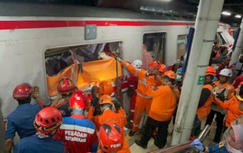 Korban Meninggal Dunia Kecelakaan KRL dan KA Argo Bromo Anggrek Bertambah, 10 Jenazah Teridentifikasi