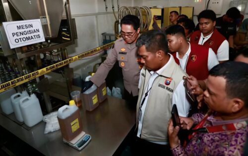 Ditreskrimsus Polda Jatim Ungkap Produksi MinyaKita Ilegal, Empat Tersangka Ditangkap di Jember