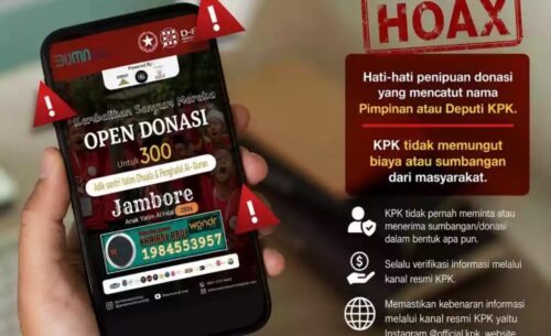 KPK Klarifikasi dan Imbau Waspada Modus Penipuan Donasi Catut Nama Pimpinan