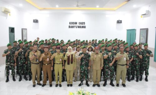Perkuat Sinergi Pemkab-TNI, Bupati Banyuwangi Kunjungi Makodim 0825/Banyuwangi di Banyuwangi