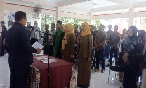 Camat Buduran Suprayitno Lantik Pj Desa Sawohan dan Desa Sidokepung