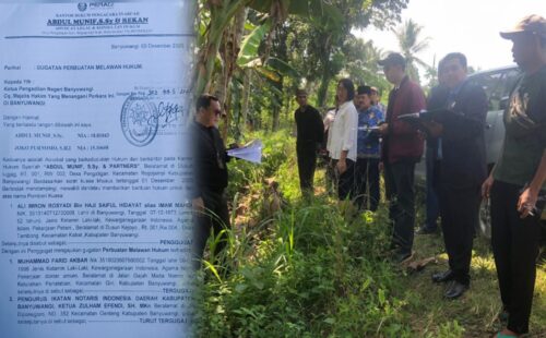 Diduga Atas Hak Sertipikat Tanah Tidak Jelas, Anak Anggota DPRD Digugat PMH di PN Banyuwangi di Banyuwangi