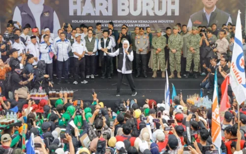 Peringatan May Day 2026, Gubernur Jatim Penuhi Sembilan Poin Aspirasi Buruh
