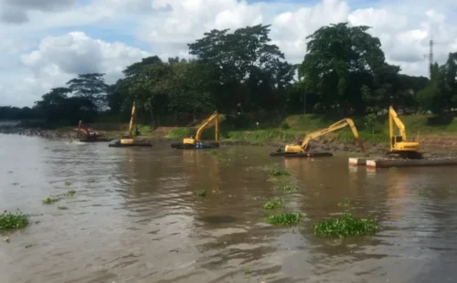 Flushing Dimulai, PJT I Gelontorkan 600 Ribu m³ Sedimen dari Bendungan Wlingi-Lodoyo