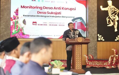 Monev di Banyuwangi, KPK: Desa Sukojati Masih “On the Track” sebagai Desa Percontohan Antikorupsi di Banyuwangi