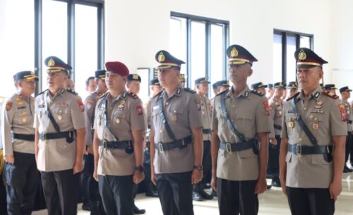 Kapolresta Banyuwangi Pimpin Sertijab dan Sumpah Jabatan Sejumlah Pejabat Strategis di Banyuwangi