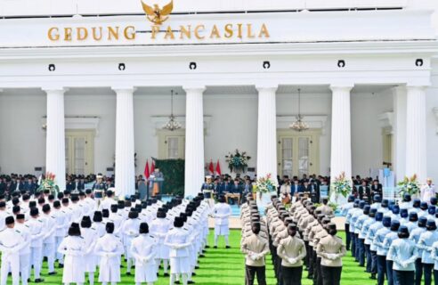 Pimpin Upacara Hari Lahir Pancasila, Presiden Prabowo Tegaskan Komitmen Wujudkan Ekonomi Berkeadilan