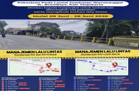 Mulai 9 Juni, BBPJN Jatim-Bali Perbaiki Jembatan Warutunggal, Ini Rekayasa Lalu Lintasnya
