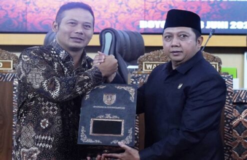 Rapat Paripurna, DPRD Boyolali Terima Ranperda Pertanggungjawaban APBD 2025