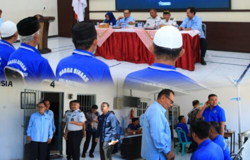 Komda Lansia Jatim Puji Kualitas Layanan Warga Binaan Lansia di Lapas Banyuwangi di Banyuwangi