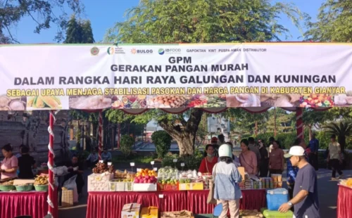 Jelang Galungan dan Kuningan, Pemkab Gianyar Gelar Gerakan Pangan Murah untuk Jaga Stabilitas Harga