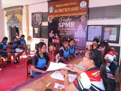 Miliki Keunggulan Pariwisata Perhotelan, SMAS Swastyastu Abang Kebanjiran Siswa