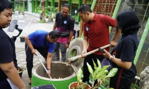 Panen Teba Modern, Wujud Komitmen Spenpraja menuju Sekolah Bersih dan Tertata