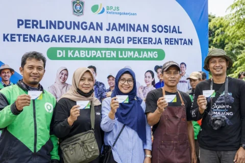 Perlindungan BPJS Ketenagakerjaan Meluas: 9.000 Pekerja Rentan di Lumajang Dapat Jaminan Sosial dari DBHCHT