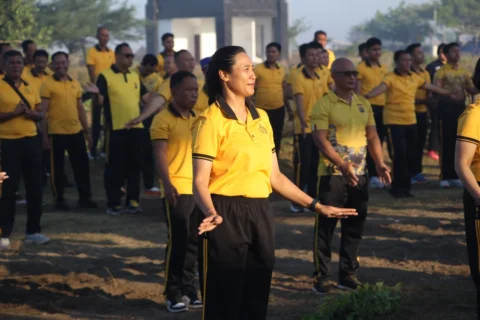 Polres Jembrana Gandeng Masyarakat Jaga Lingkungan jelang Hari Bhayangkara ke-80