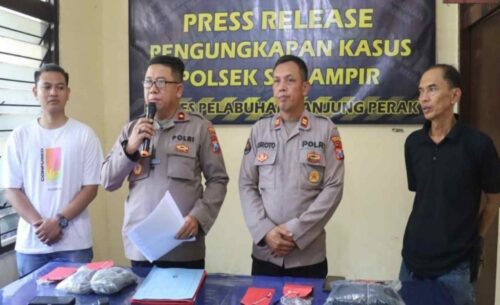 Polisi Berhasil Bekuk Pelaku Pencurian Komponen Traffic Light di Surabaya