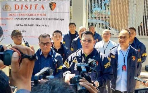 Bareskrim Sita Pabrik Pemurnian Emas PT SJU di Sidoarjo, Diduga Terkait Tambang Ilegal