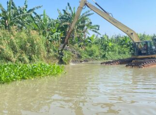 Kemarau Jadi Momentum Pemkab Sidoarjo Genjot Normalisasi Sungai dan Pembersihan Afvoer