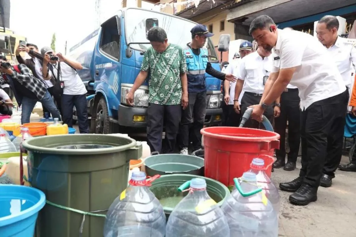 50 Ribu Warga Makassar Terdampak Kekeringan, BPBD Makassar Siapkan Tandon Air