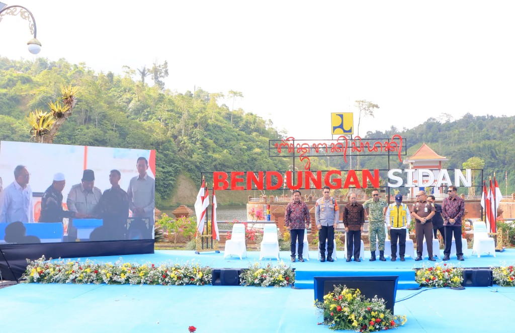 Gubernur Bali Hadiri Peresmian Bendungan Sidan Secara Virtual oleh Presiden Prabowo