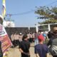 Sejumlah Warga Betungan Aksi Demo Indomarco Tuntut Kesempatan Kelola TKBM