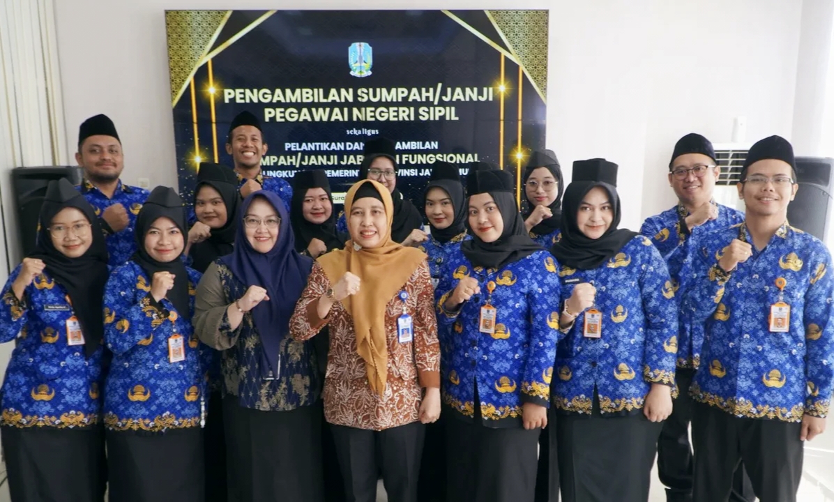 Perkuat Profesionalisme ASN, Pemprov Jatim Kukuhkan 2.146 PNS dan 1.264 Pejabat Fungsional
