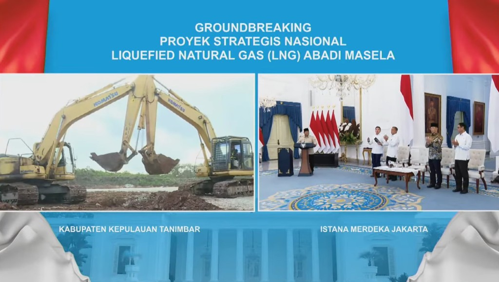 Setelah 28 Tahun Penantian, Presiden Prabowo Resmi Mulai Pembangunan LNG Abadi Masela Senilai USD20,9 Miliar