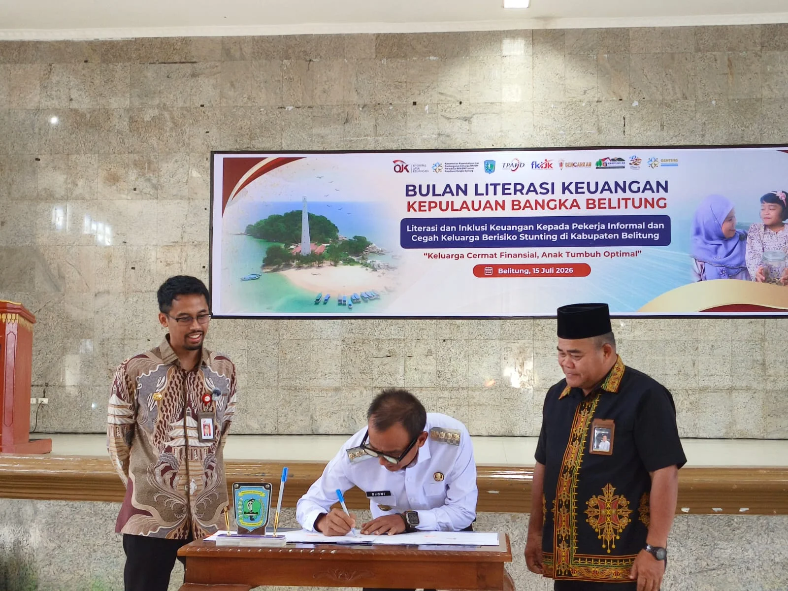 BKKBN dan OJK Edukasi Literasi Keuangan untuk Cegah Stunting di Belitung
