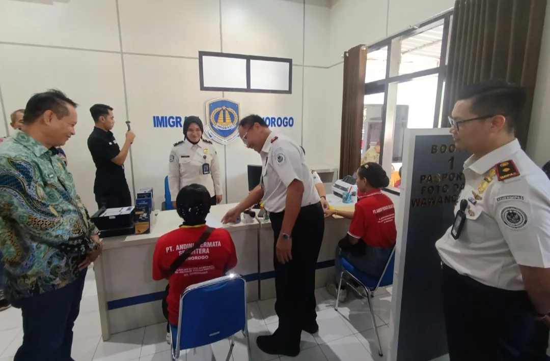Cegah PMI Non-Prosedural, Imigrasi Ponorogo Buka Layanan Paspor Khusus CPMI di LTSA