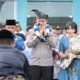 Disambut Meriah, Kapolres Meranti AKBP Gede Prasetia dan Istri Tiba di Meranti