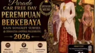 Jembatan Ampera Siap Jadi Lokasi Parade Kebaya Nasional Pemecah Rekor MURI