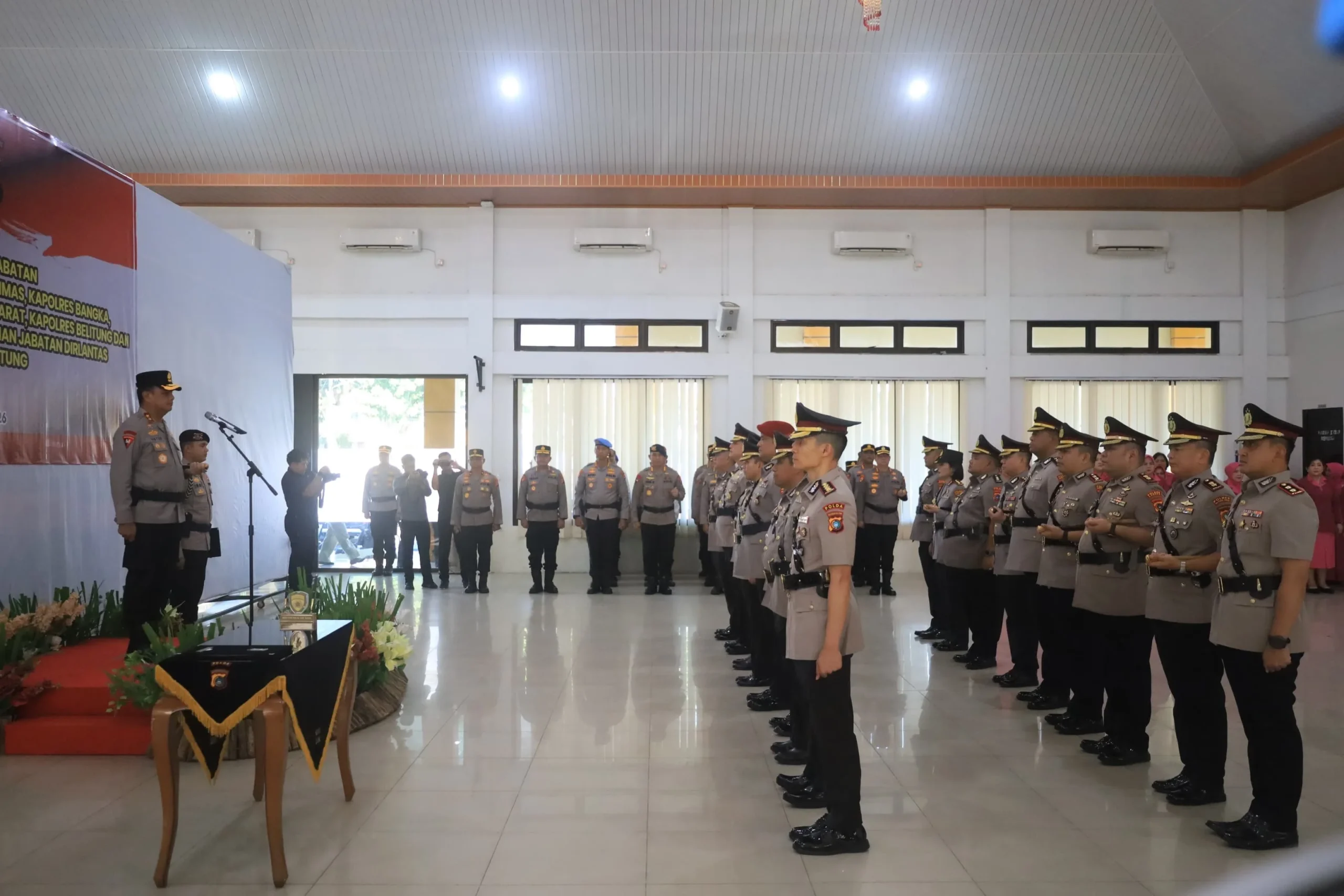 Kapolda Babel Pimpin Sertijab Sejumlah PJU Hingga Kapolres