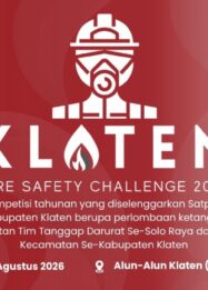 Peringati Hari Jadi Ke-222, Satpol PP dan Damkar Klaten Gelar Klaten Fire Safety Challenge 2026, Pendaftaran Gratis!