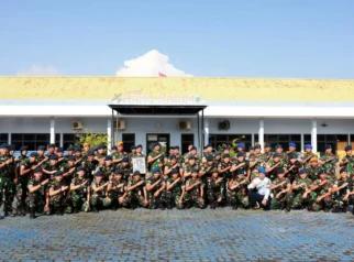 Komandan Lanud Hang Nadim Pimpin Sertijab Kaintel Perkuat Soliditas Satuan