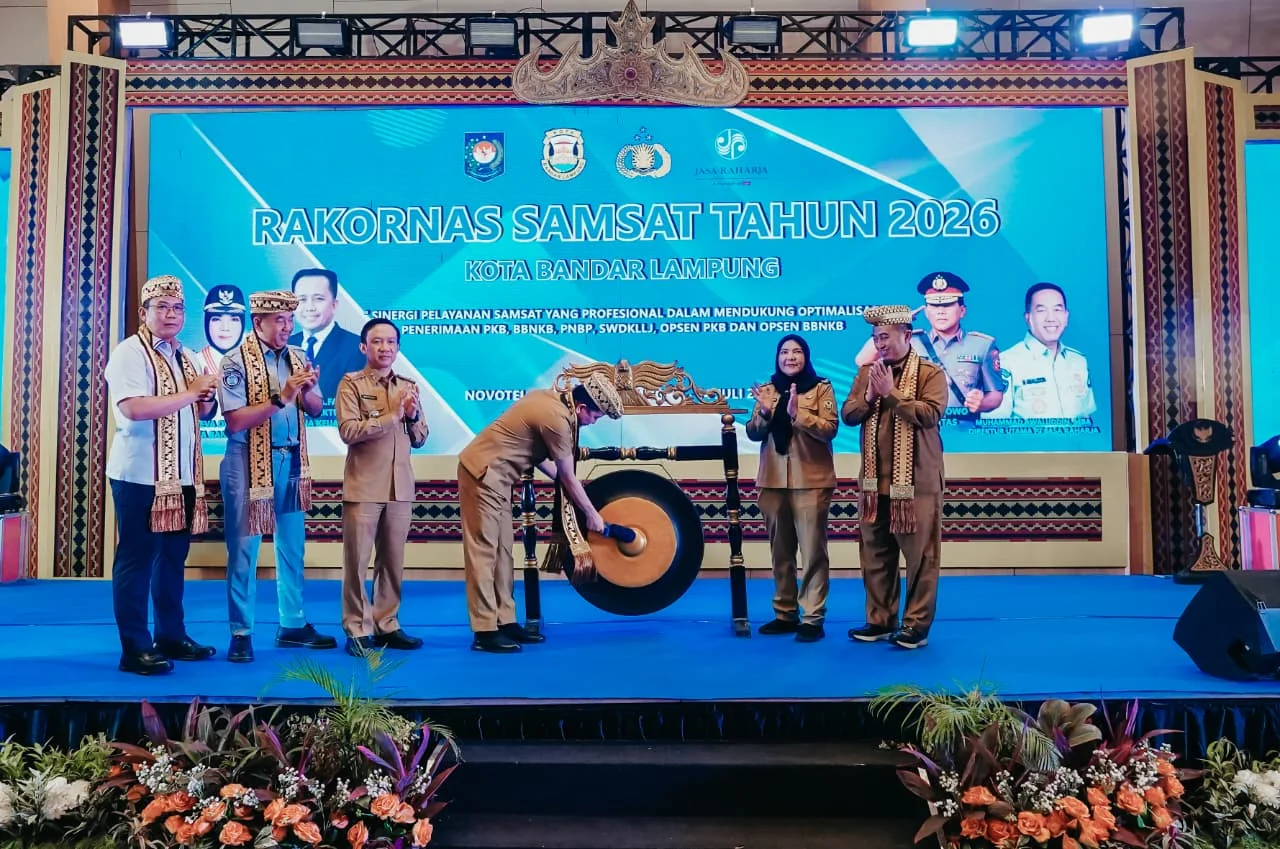 Lampung Jadi Tuan Rumah Rakornas Samsat 2026, Perkuat Sinergi Layanan