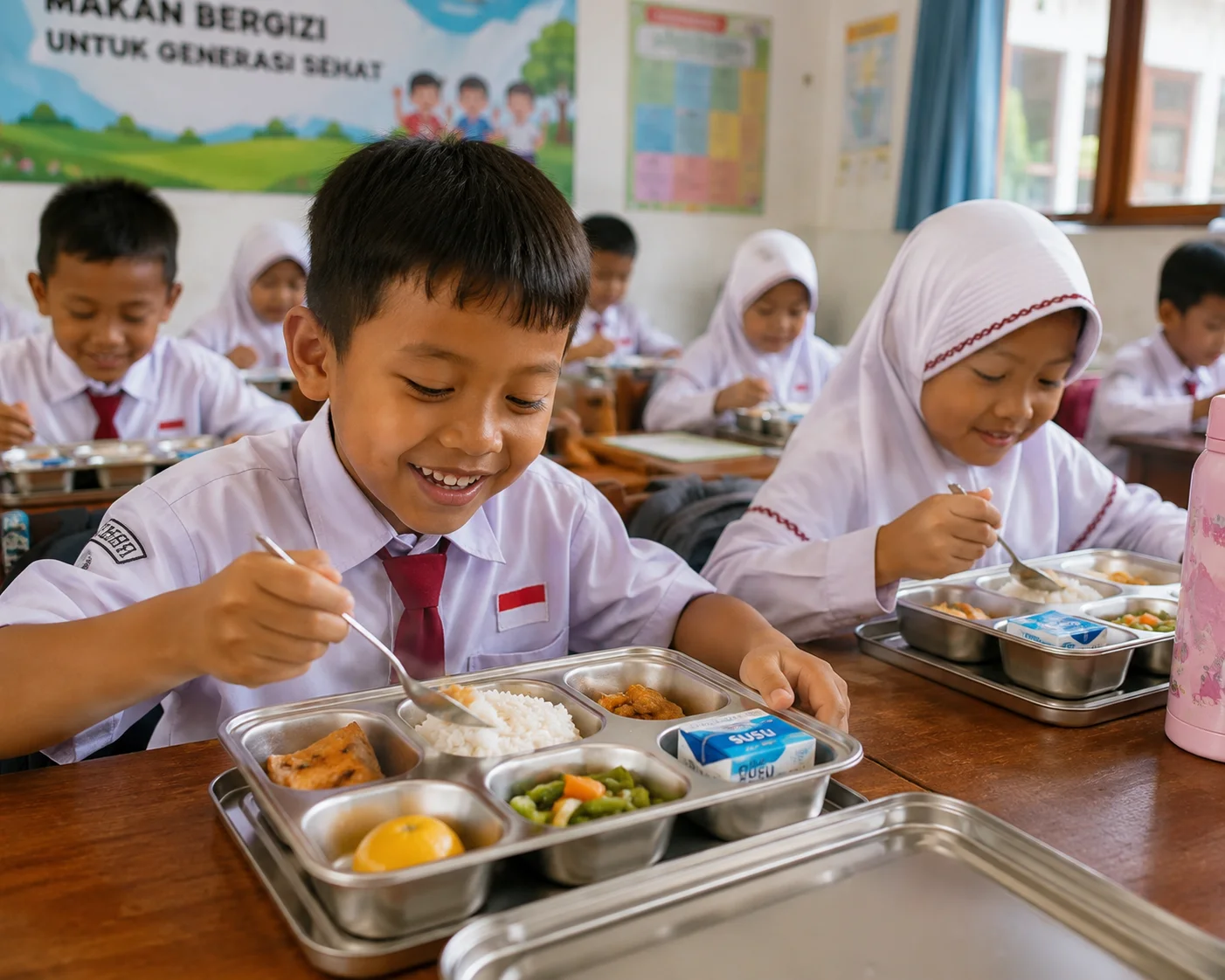 MBG Kembali Berjalan usai MPLS, Menu Disiapkan Lebih Bervariasi