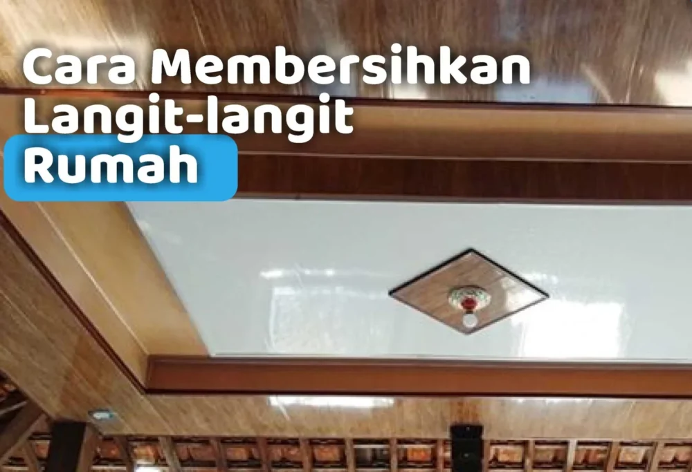membersihkan langit-langit