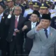 Momen Prabowo Salami Kapolri dan Panglima TNI di IPDN Jatinangor