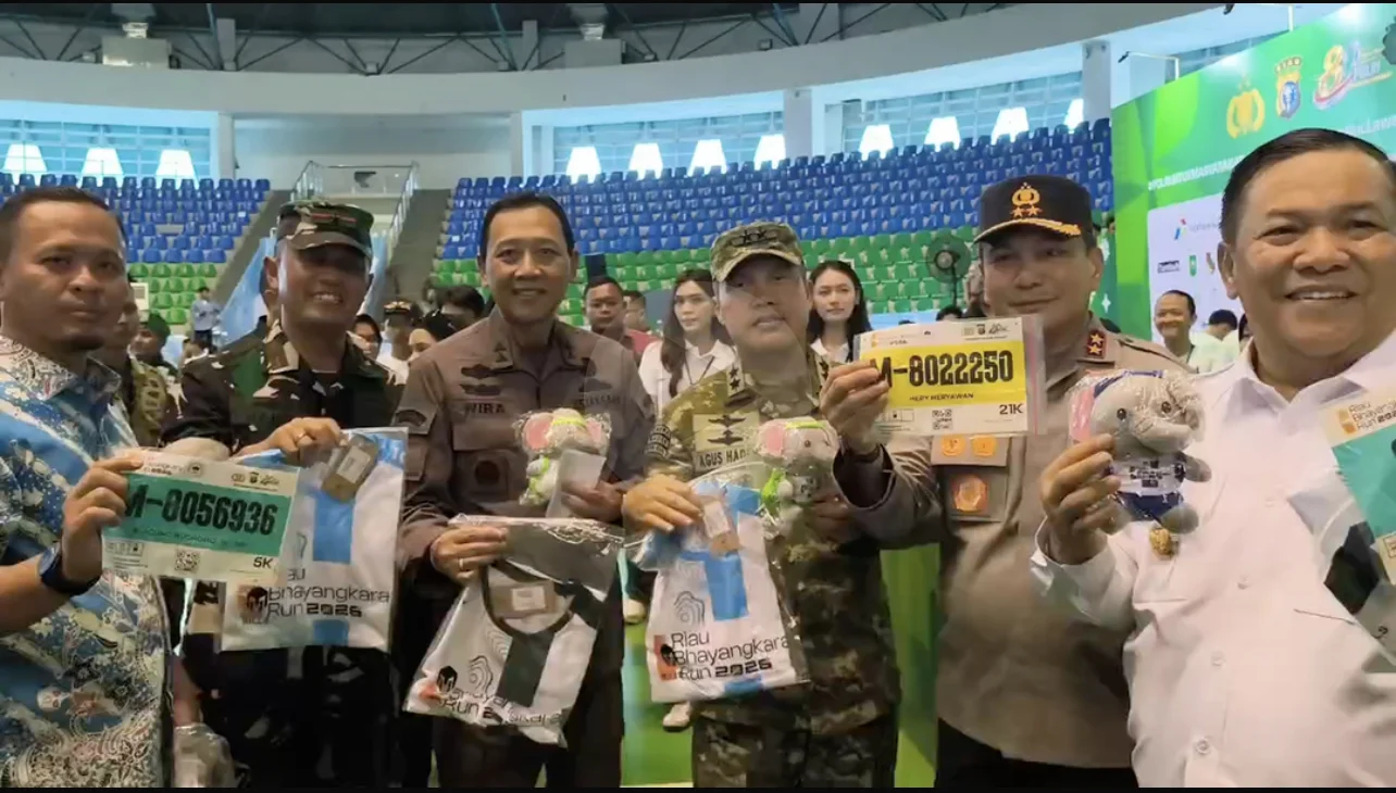Plt Gubernur Riau Apresiasi Antusiasme Peserta Riau Bhayangkara Run 2026