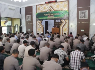 Polres Magetan Doakan Anggota Polres Katingan yang Gugur di Tangan Bandar Narkoba