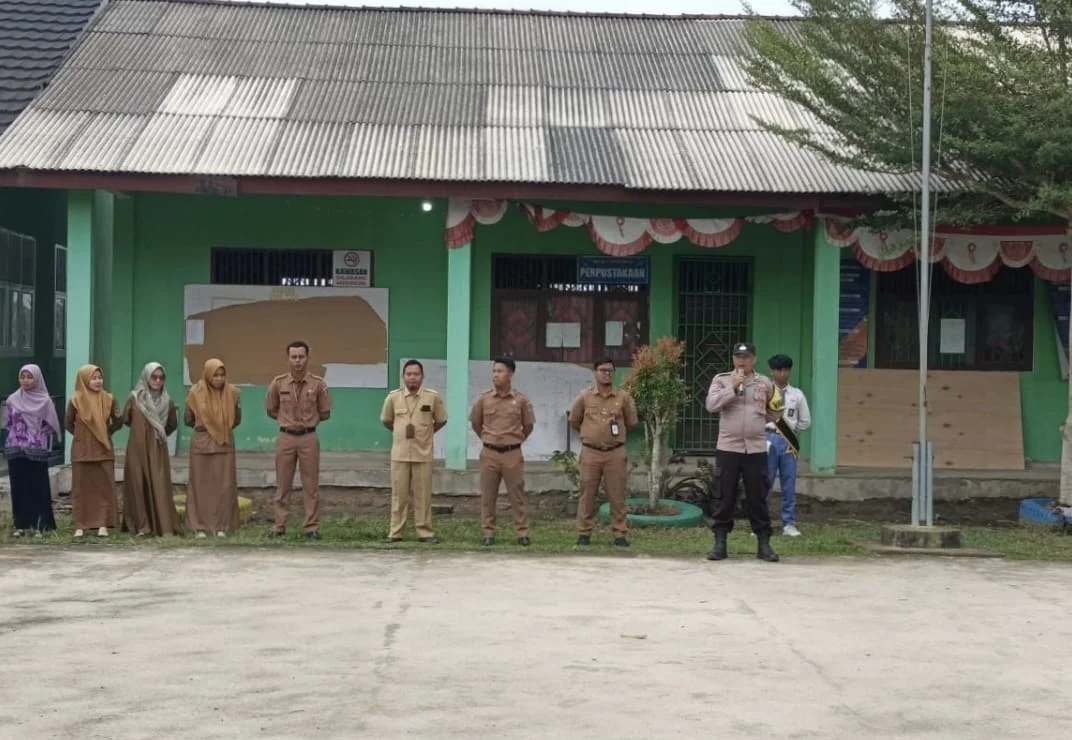 Polsek Mesuji Timur Ajak Siswa Bijak Bermedsos